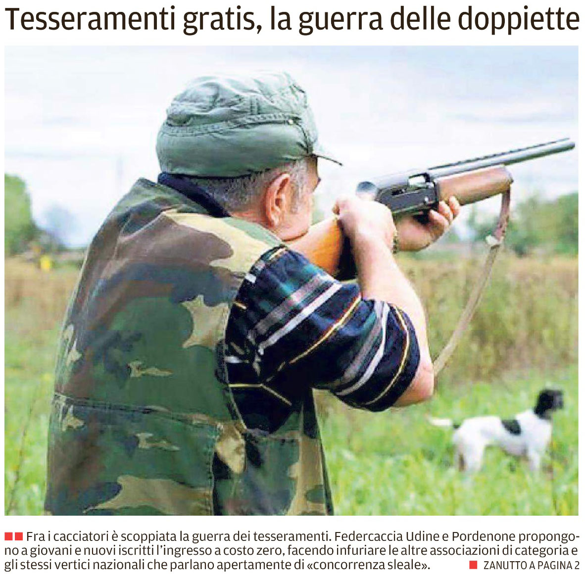 Tesseramenti gratis….o concorrenza sleale?