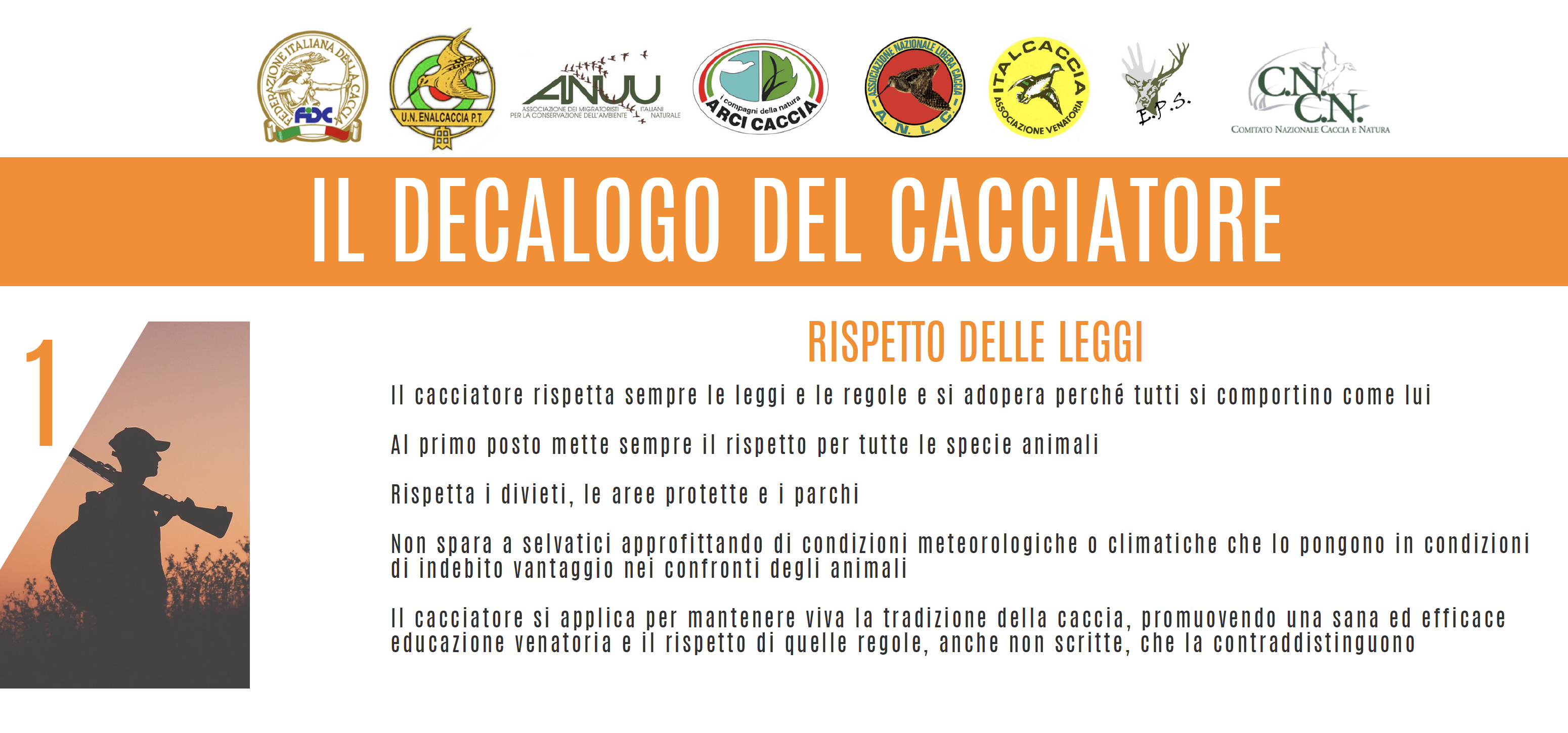 Decalogo del cacciatore