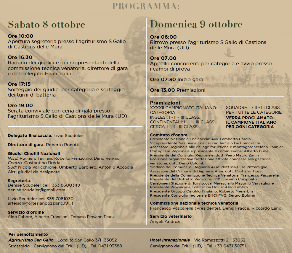 TROFEO DIANA – MEMORIAL PAOLO MORO
