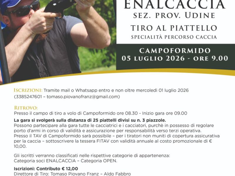 1 Trofeo Enalcaccia – Tiro al piattello